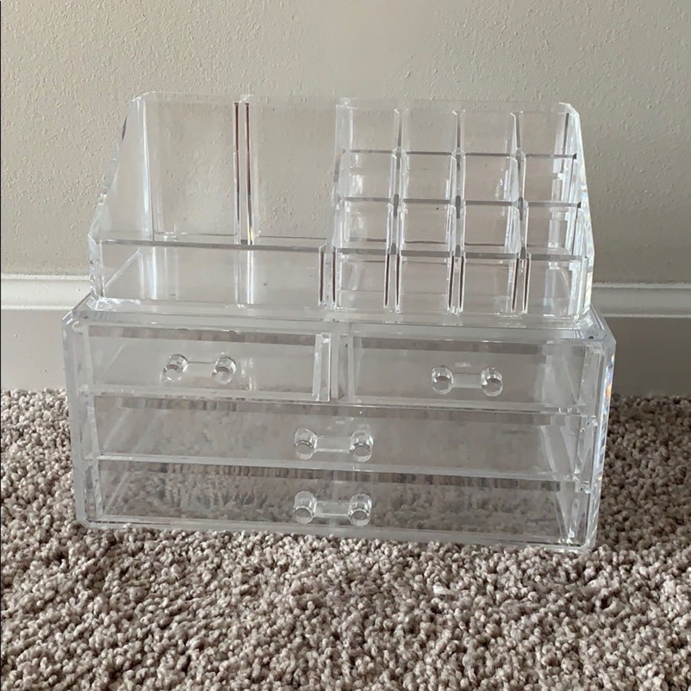Clear Makeup Container/ Organizer